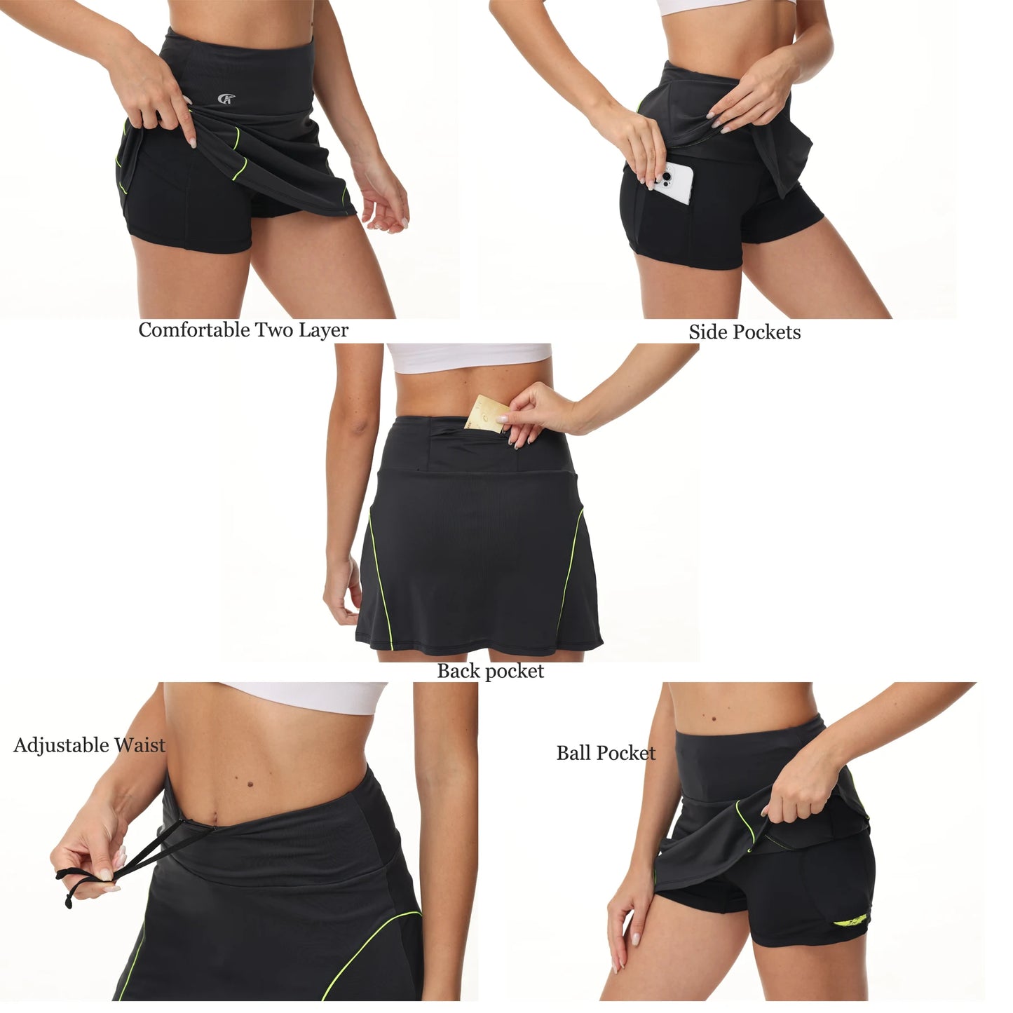 LiteSwing Tennis Skirt with Pockets