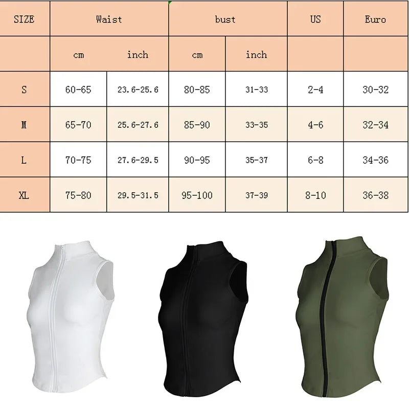 CoreShield Sleeveless Zip Vest