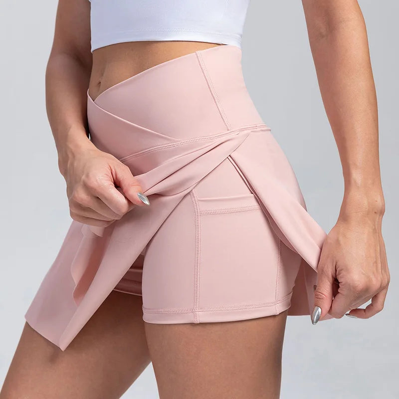 DualMotion High-Waist Tennis Skort