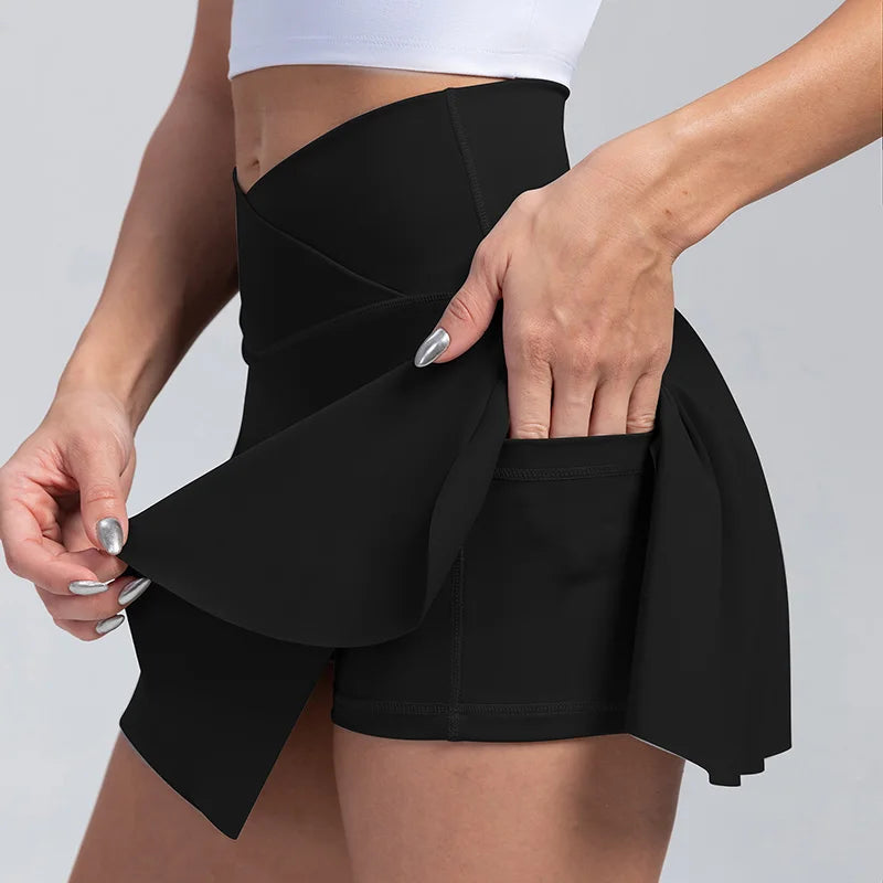 DualMotion High-Waist Tennis Skort