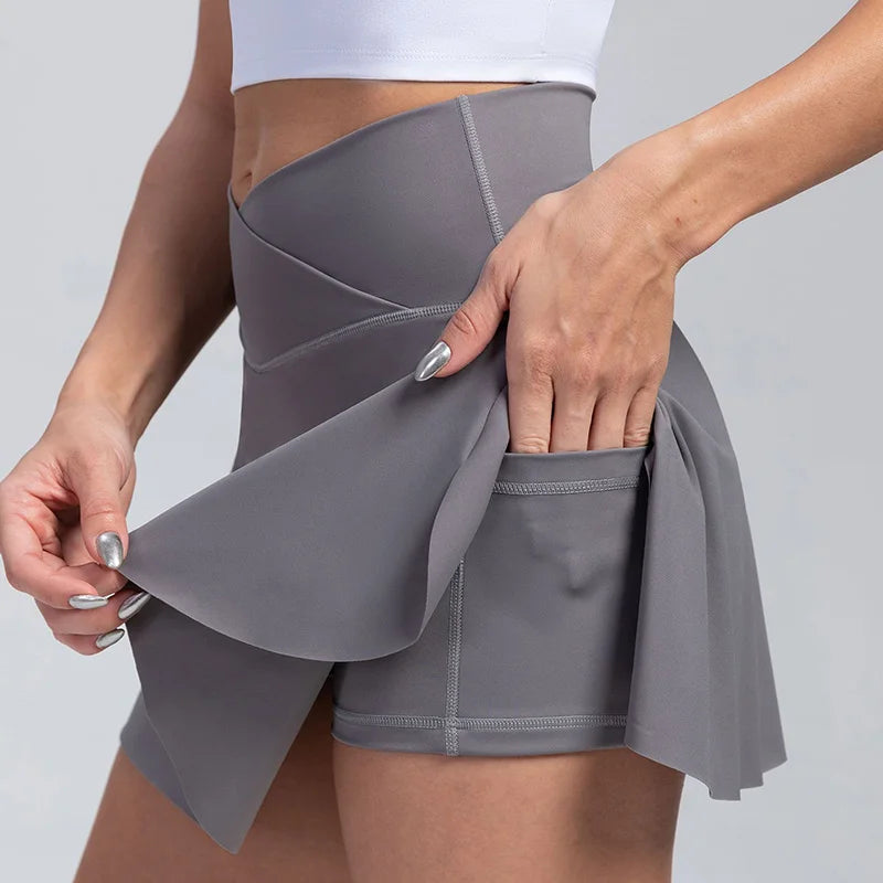 DualMotion High-Waist Tennis Skort